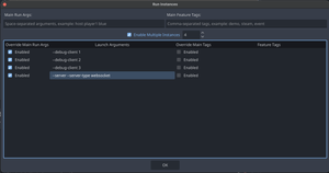 Multiplayer instance setup in Godot