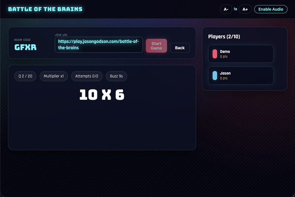 Live Question with countdown