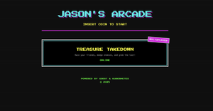 Portal landing page for the game