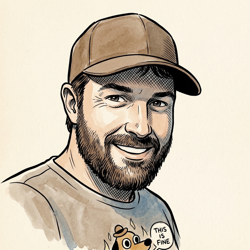 Jason Godson - comic portrait