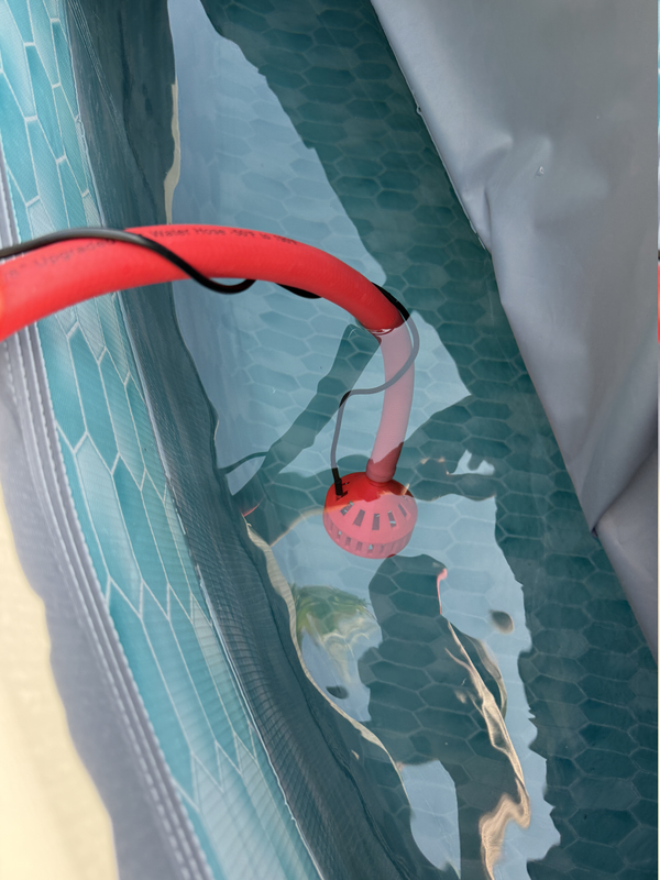 Pool temp sensor + 3D printed intake screen