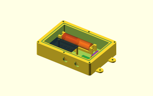 Pool sensor enclosure STL preview