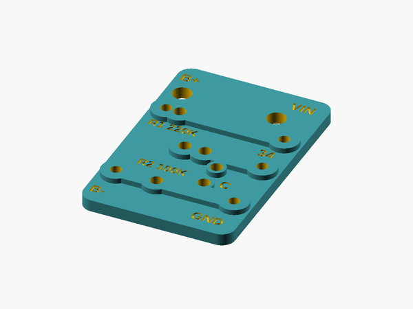 Voltage Divider STL Preview