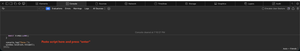 Pasting the script into the dev tools Console tab
